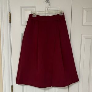Ted Baker Rich Red A-Line Skirt